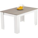 Mesa de Comedor Extensible, Mesa Salón, Robusta, Color Andersen Pino Gris, 138-198 cm (Largo) x 88 cm (Ancho) x 76 cm (Alto)
