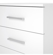 Cajoneras Para escritorio con ruedas 3 Cajones color blanco 58 x 45 x 44 Cm (alto x ancho x fondo)